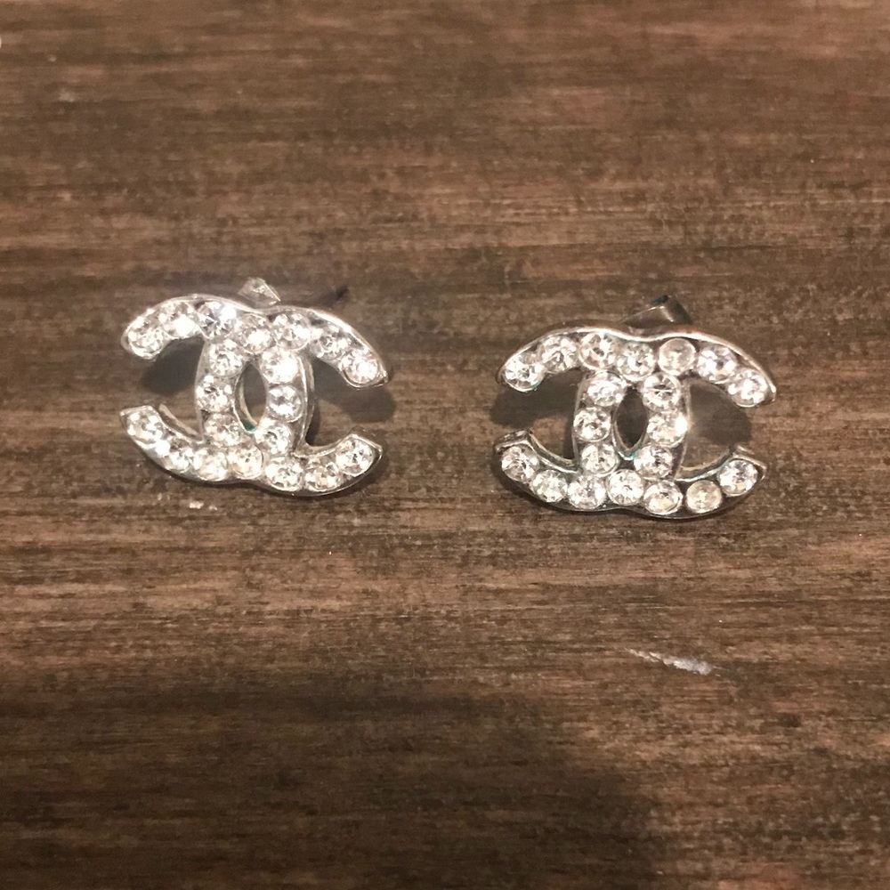 Rhinestone earrings